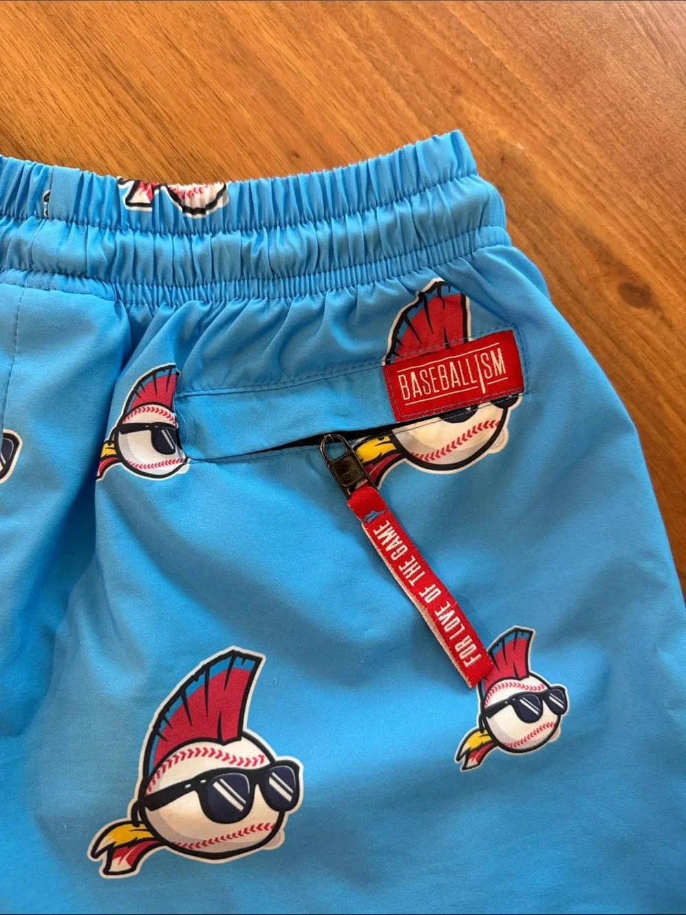 Baseballism bright blue